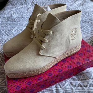 Tory Burch Rios Lace Up Espadrille Bootie
